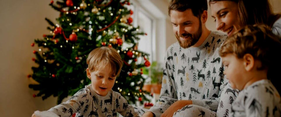 festive-themed pajamas