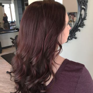 mahogany hair color on black hair